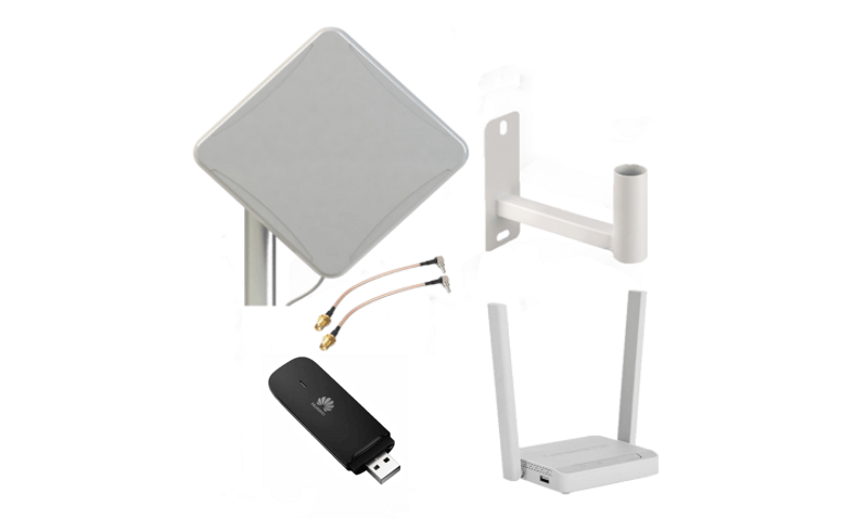 Комплект оборудования 3G/4G Универсальный для интернета на даче